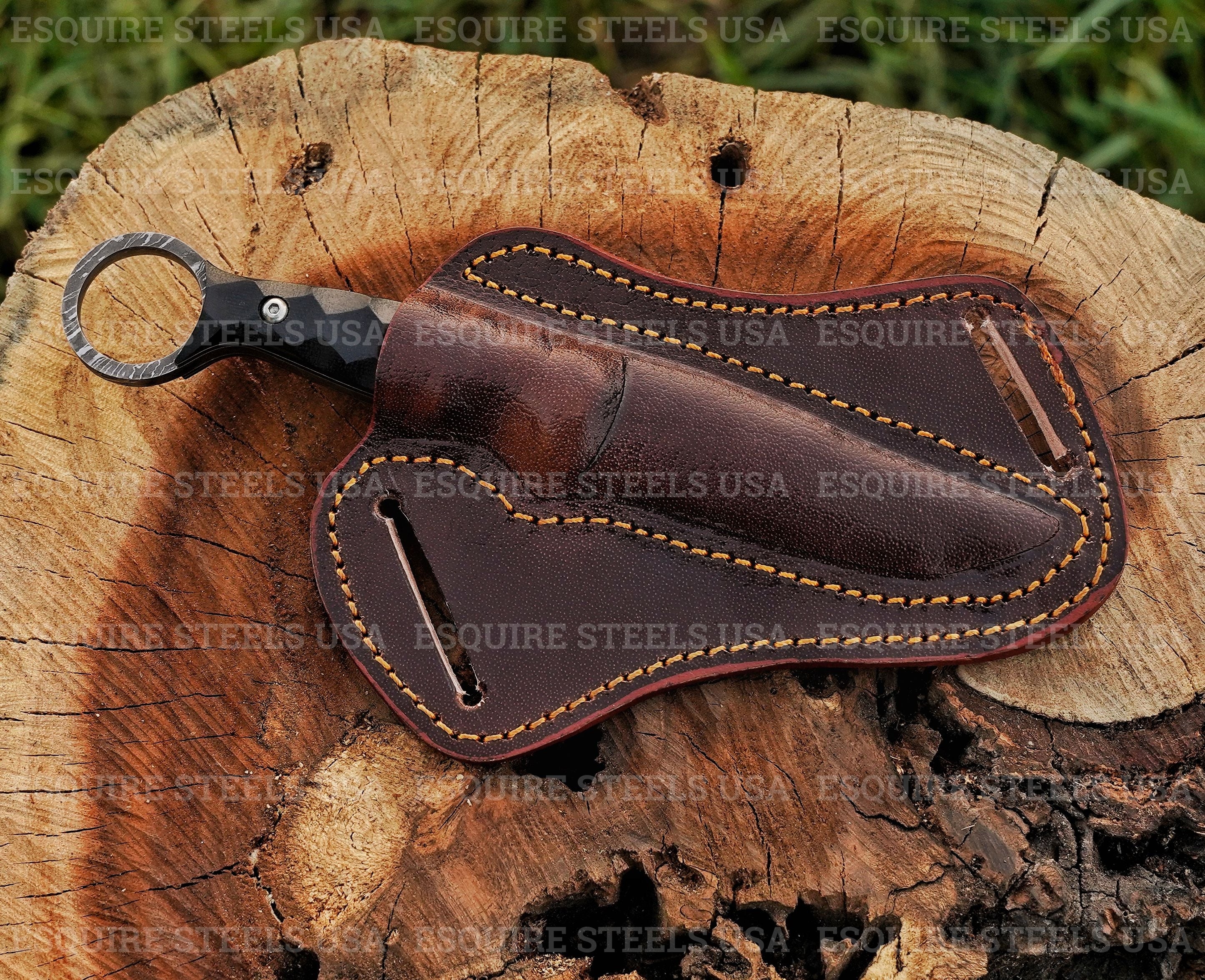 Tactical Damascus Tanto Knife