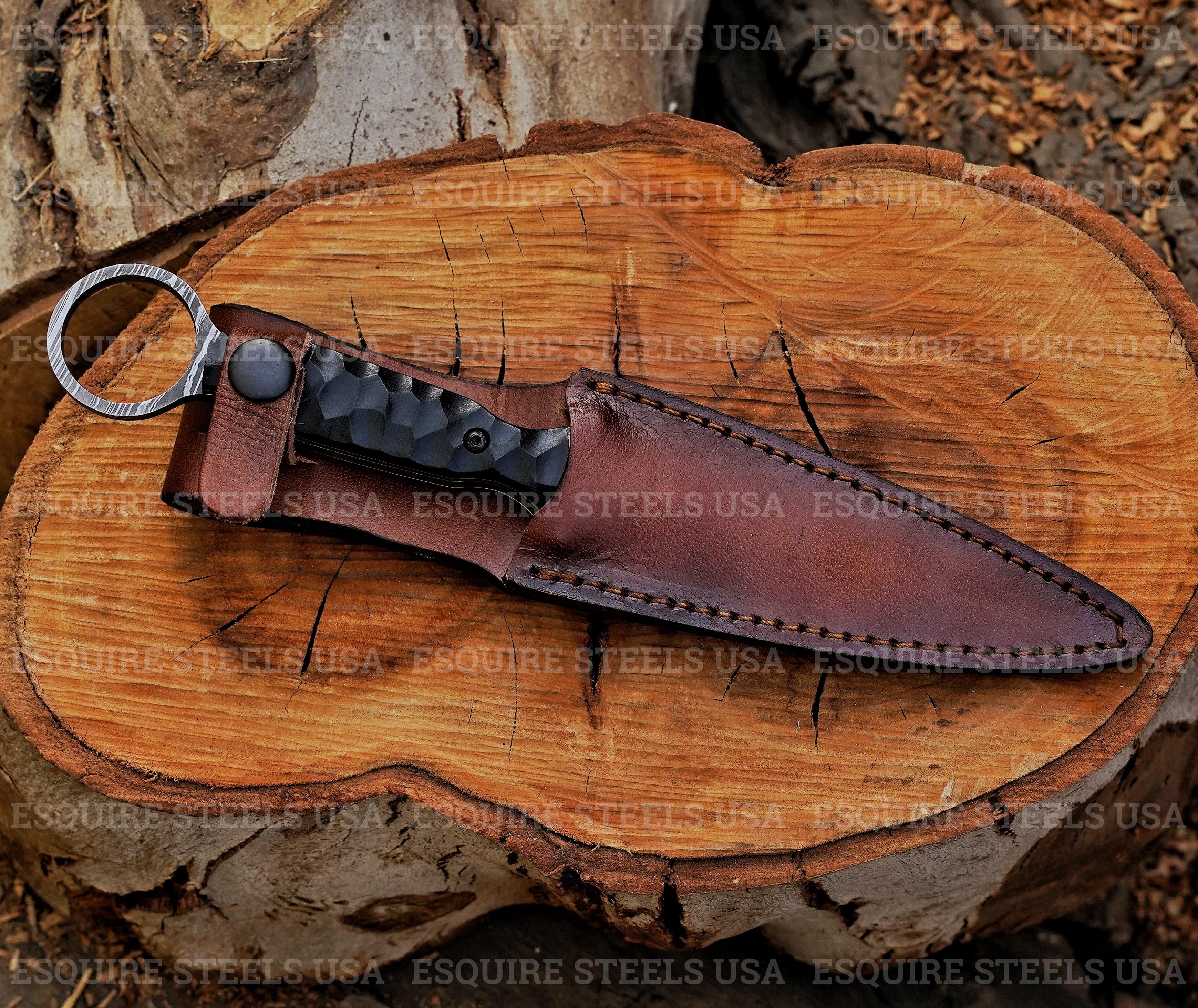 Custom Damascus Dagger Knife