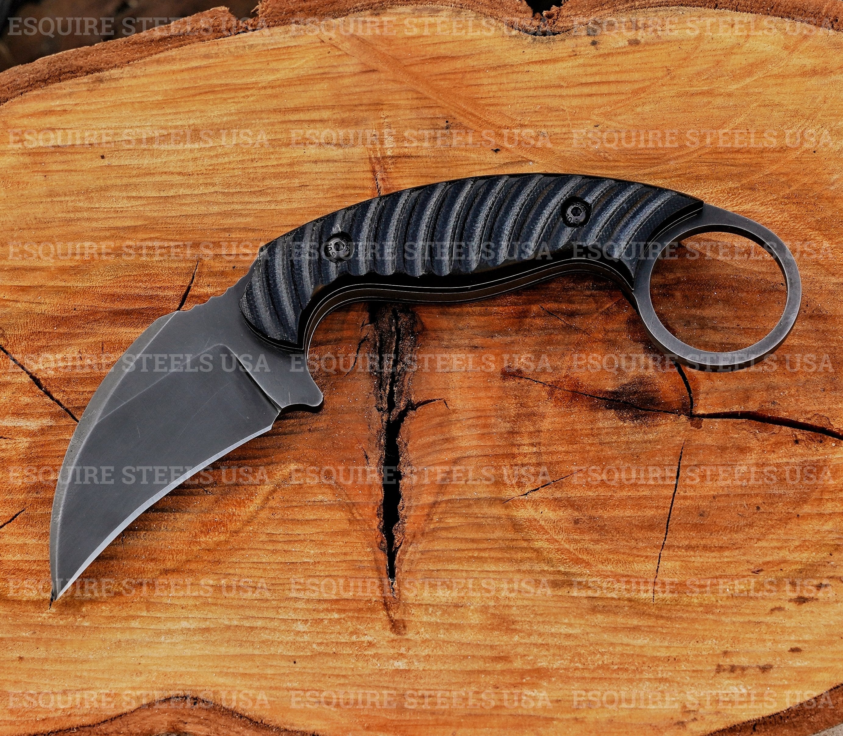 Handmade High Carbon 6150 Edc Karambit Knife