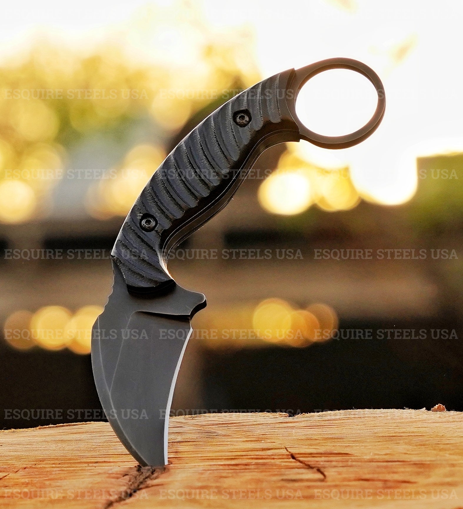Handmade High Carbon 6150 Edc Karambit Knife